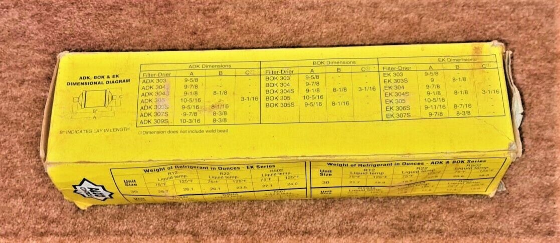 ALCO CONTROLS Liquid Line Drier 3/4″ Flare EK306