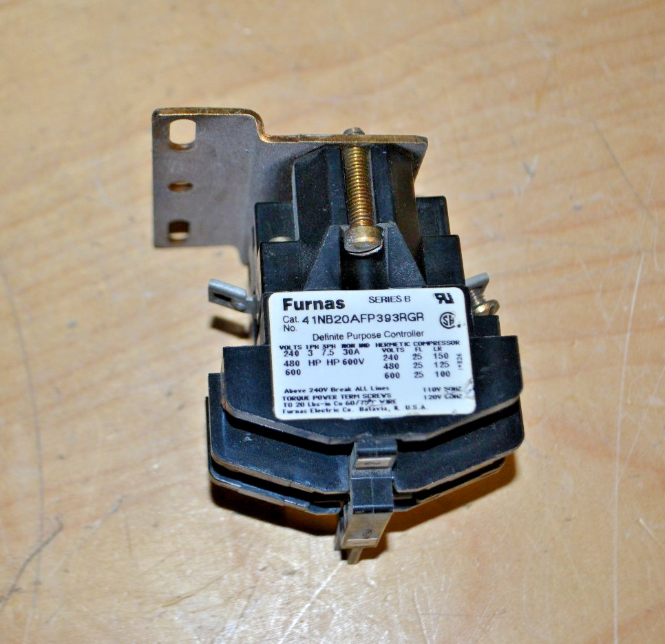 Furnas ~ 41NB20AFP393RGR ~ Electric Definite Purpose Control Coil 110/120V 30AMP