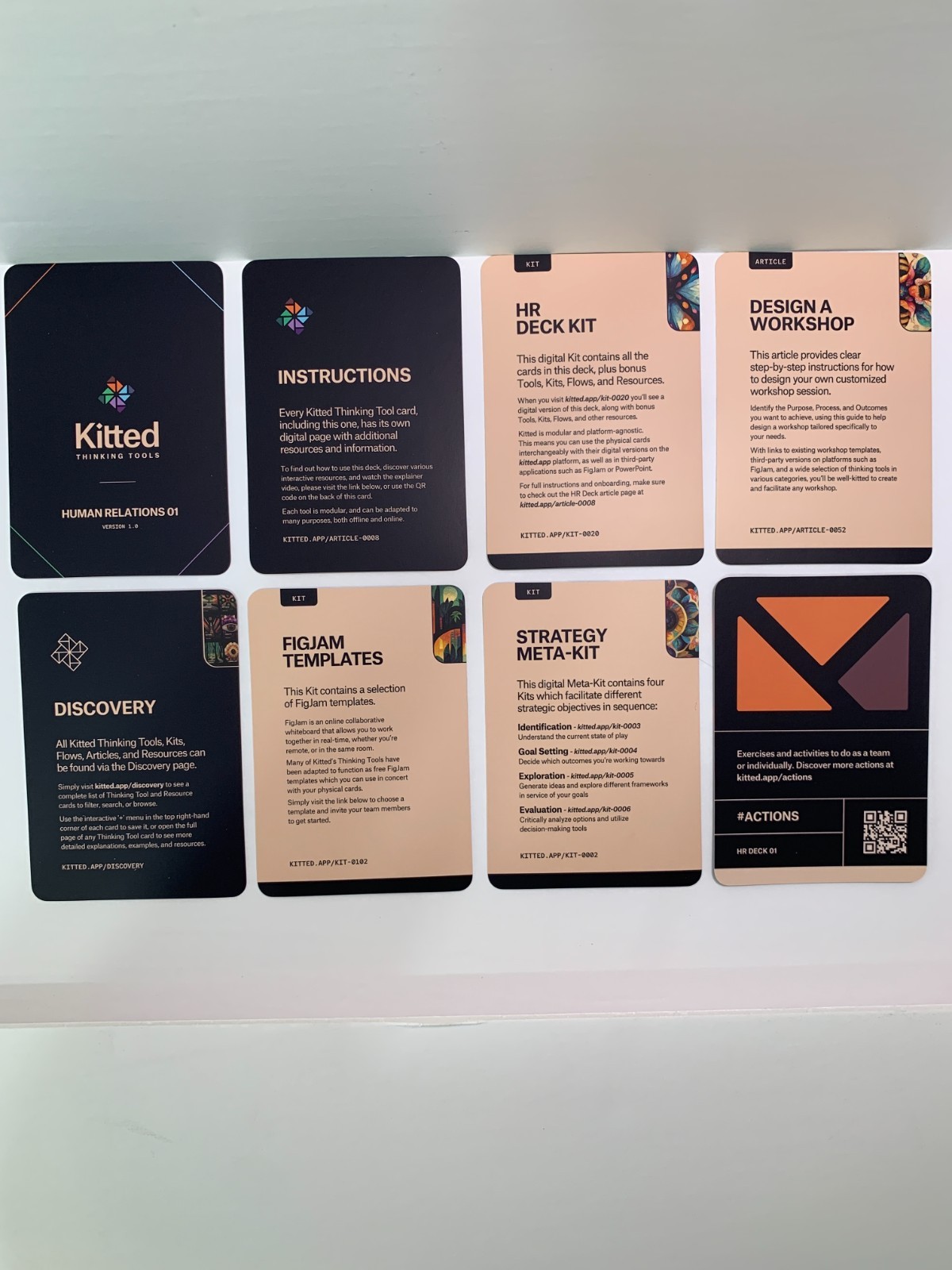 Kitted Professional Development Cards Strategic Thinking Tools Insights Deck 01