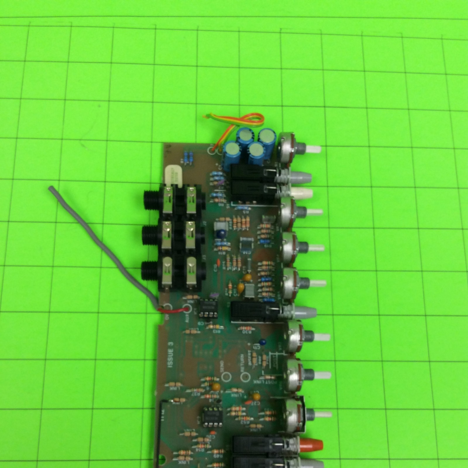 Hill MM1X Audio Mixer Input Board 2 Board (3 Port W/Aux)