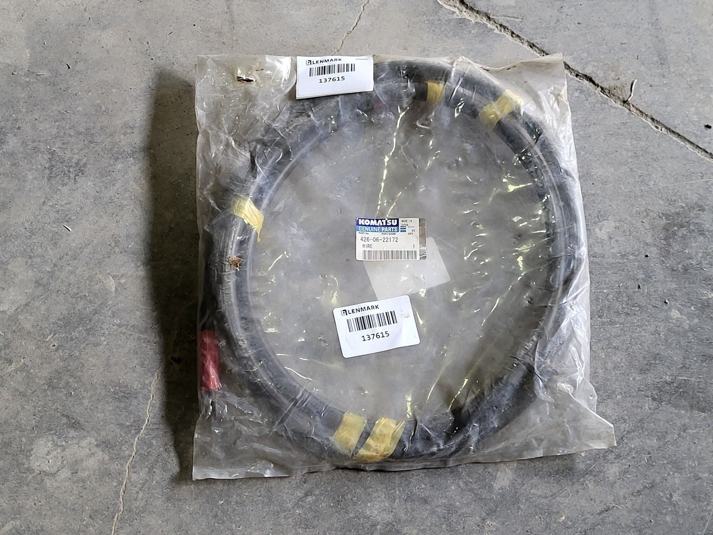 SURPLUS NEW KOMATSU 426-06-22172 Wire – Heavy Machinery