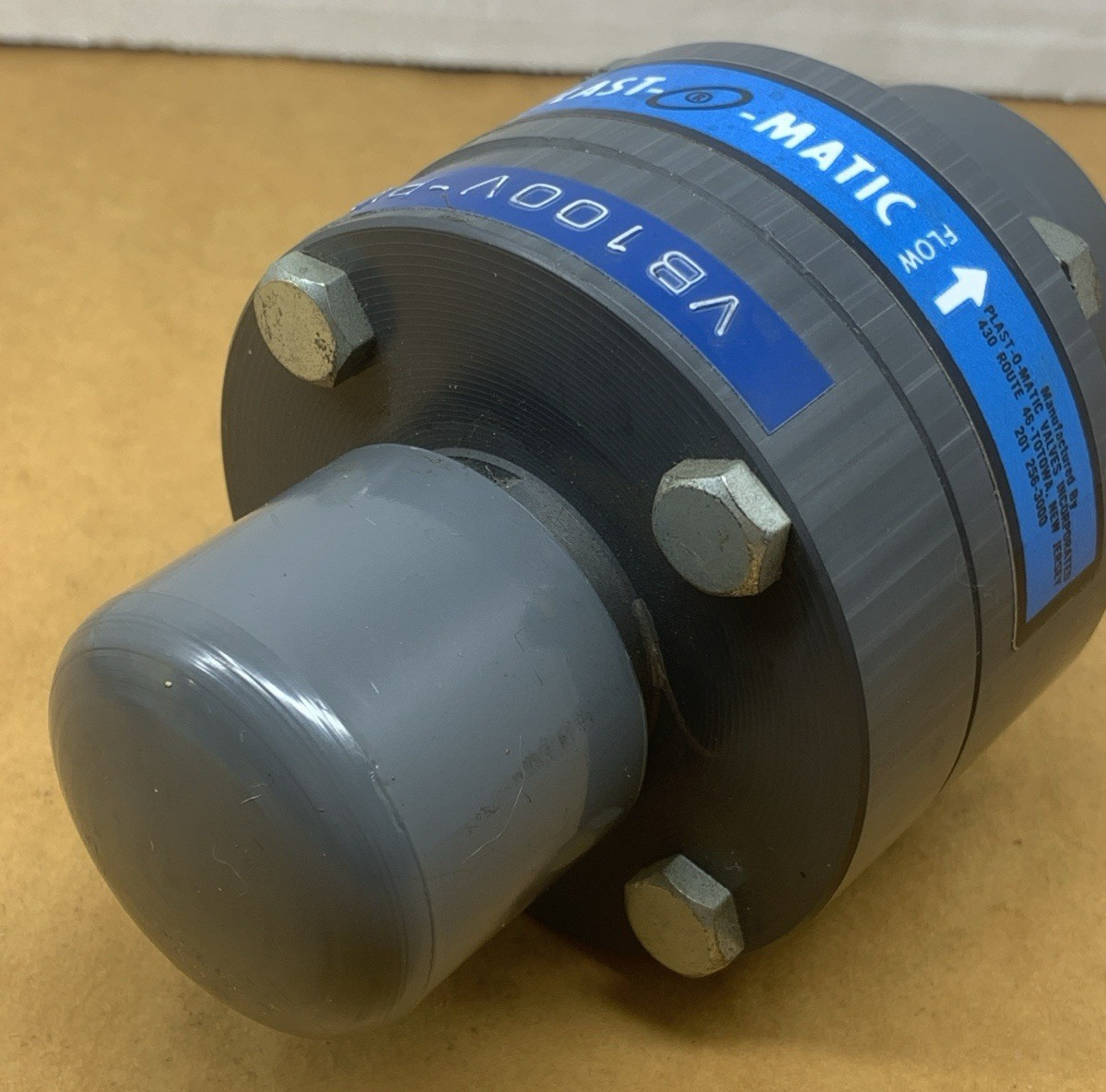 PLAST-O-MATIC VB100V-PV VACUUM BREAKER 1″ **NEW**