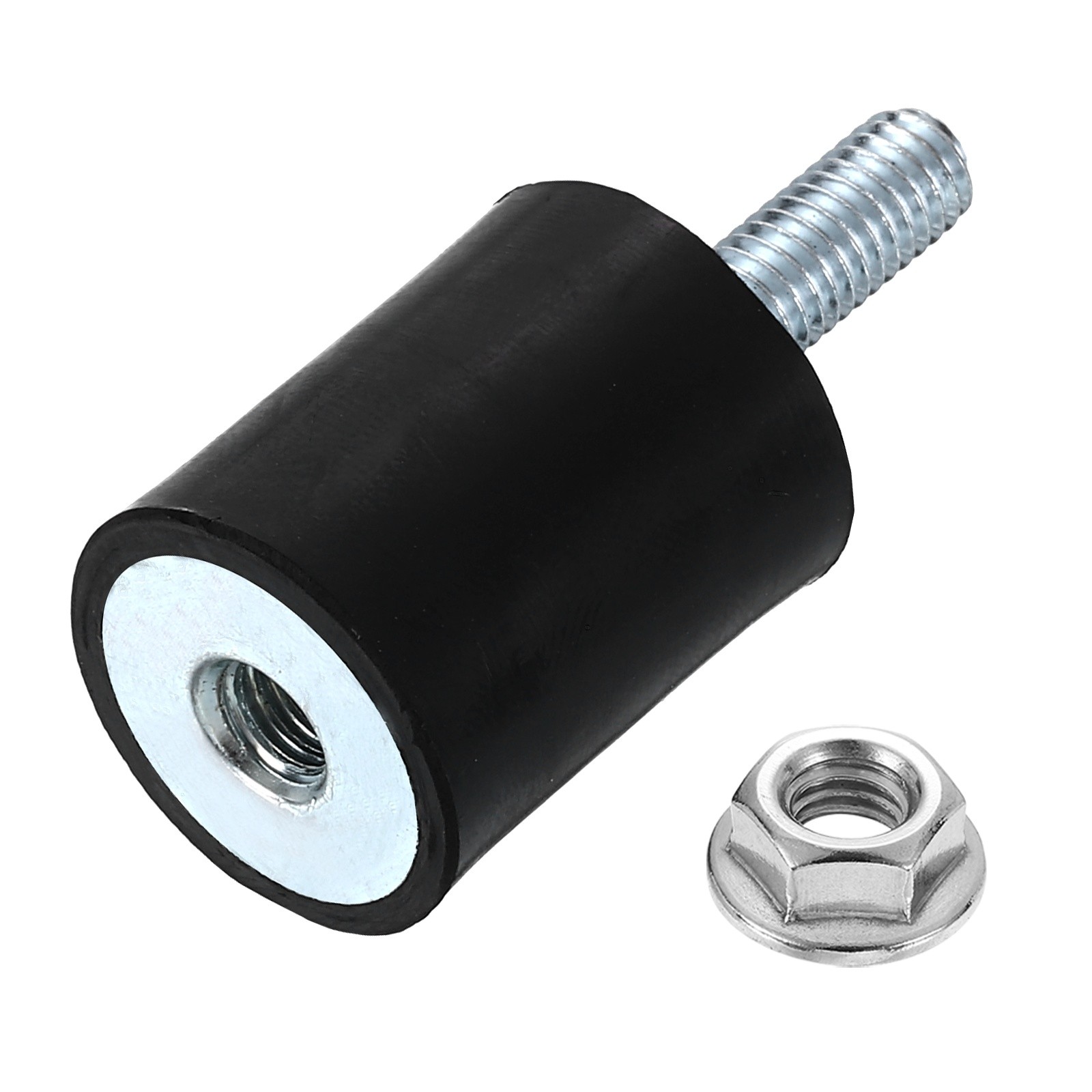 1Pcs M6x18mm Rubber Mounts, 25x25mm(DxH) Rubber Shock Absorber Mount with Nut