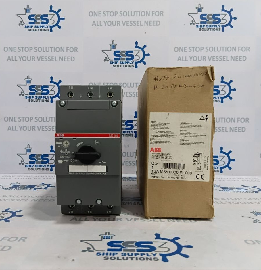 ABB MS495-90 1SAM550000R1009 Motor Starter 70-90A MS 495 (Unused New)