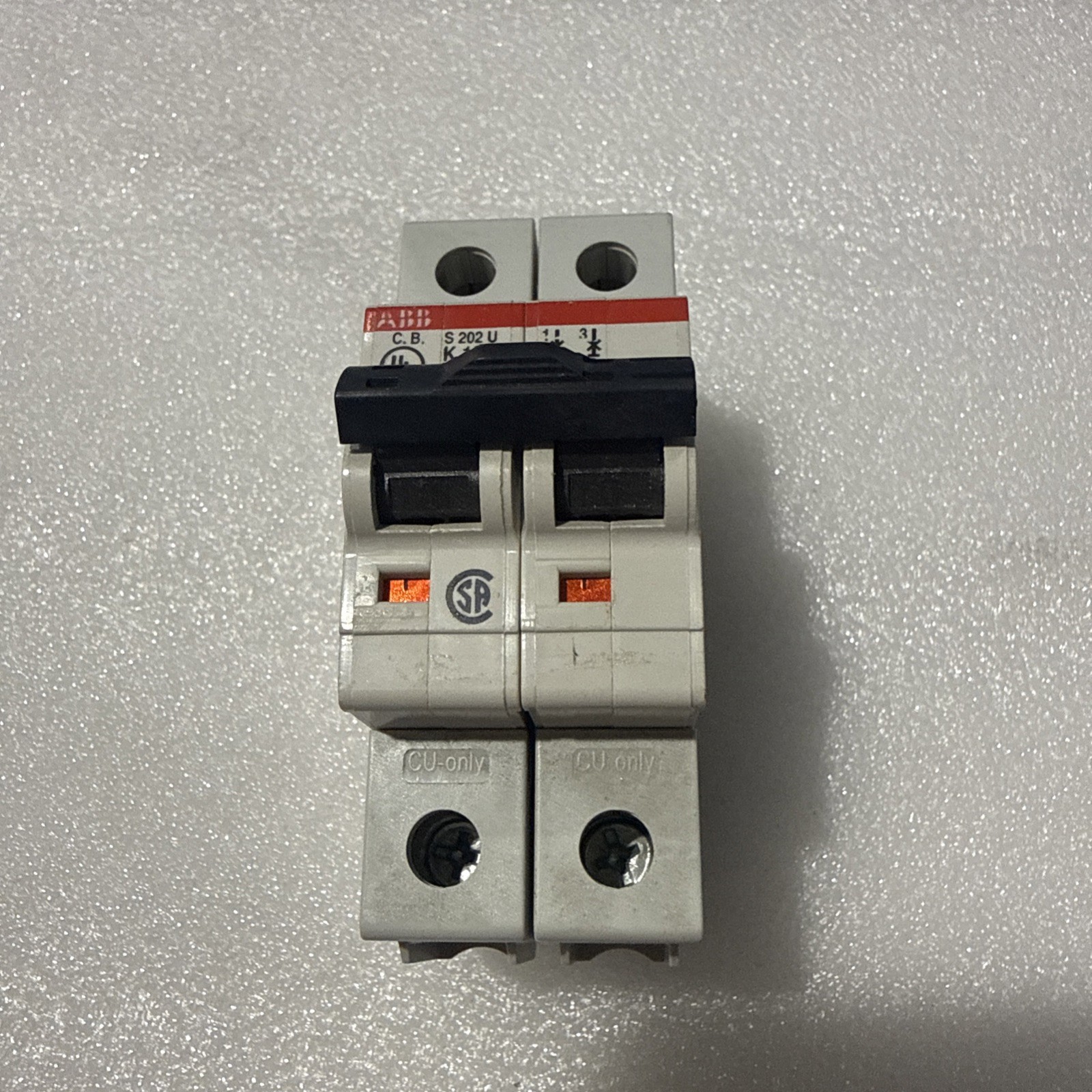 NEW* ABB S 202 U K 15 A Circuit Breaker 2 POLE UNIT FREE US SHIPPING