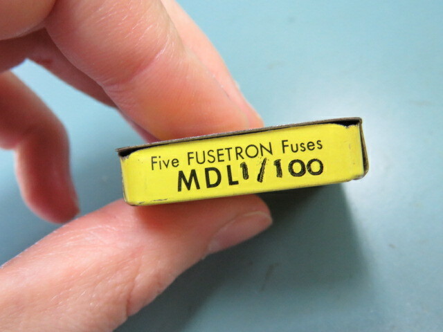 BUSSMANN BK/MDL-1/100 Qty of 7 per Lot 10mA 250V AC DC Fuse Cartridge, Glass Ho