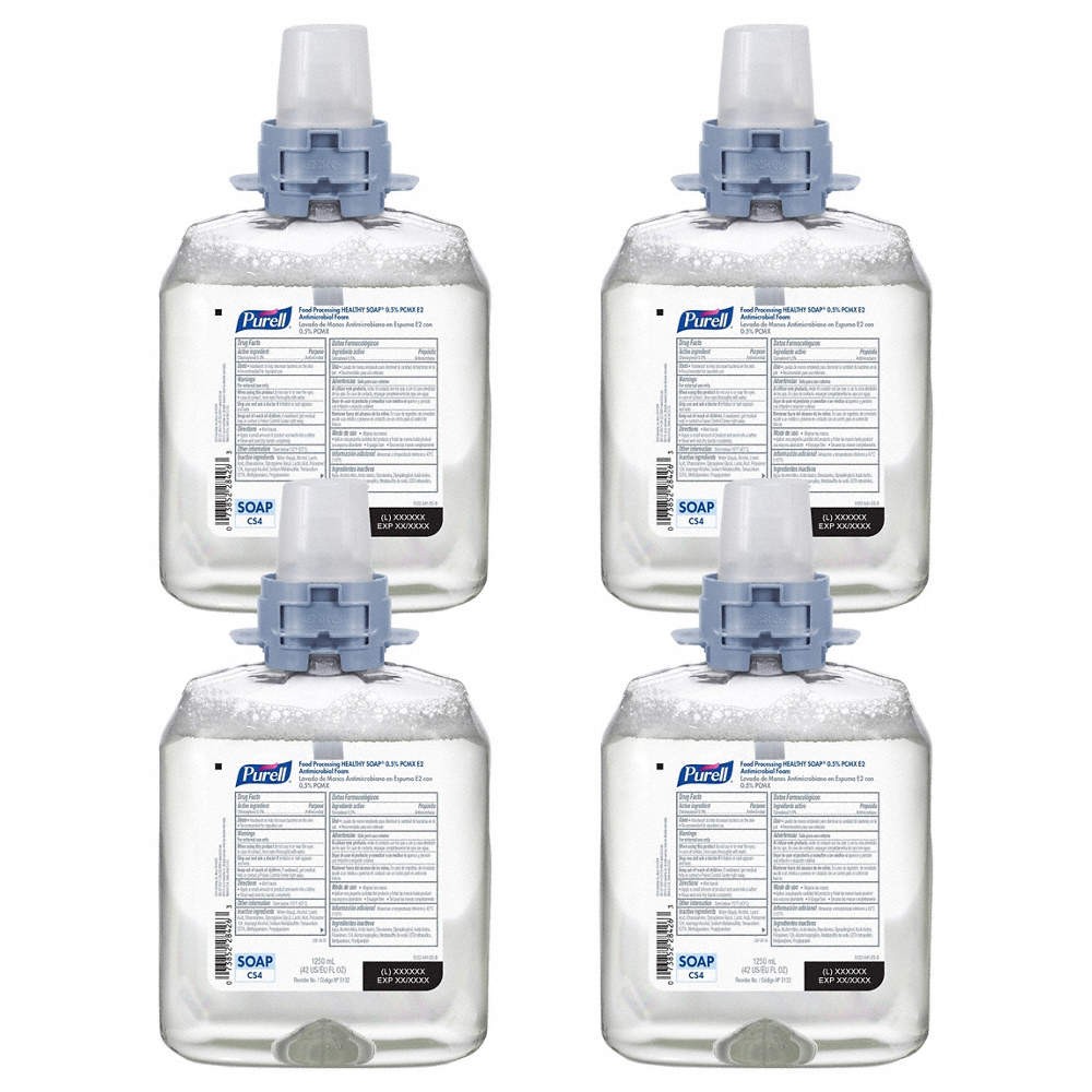 PURELL 5132-04 Hand Soap,CLR,1,250 mL,,PK4 56JM41