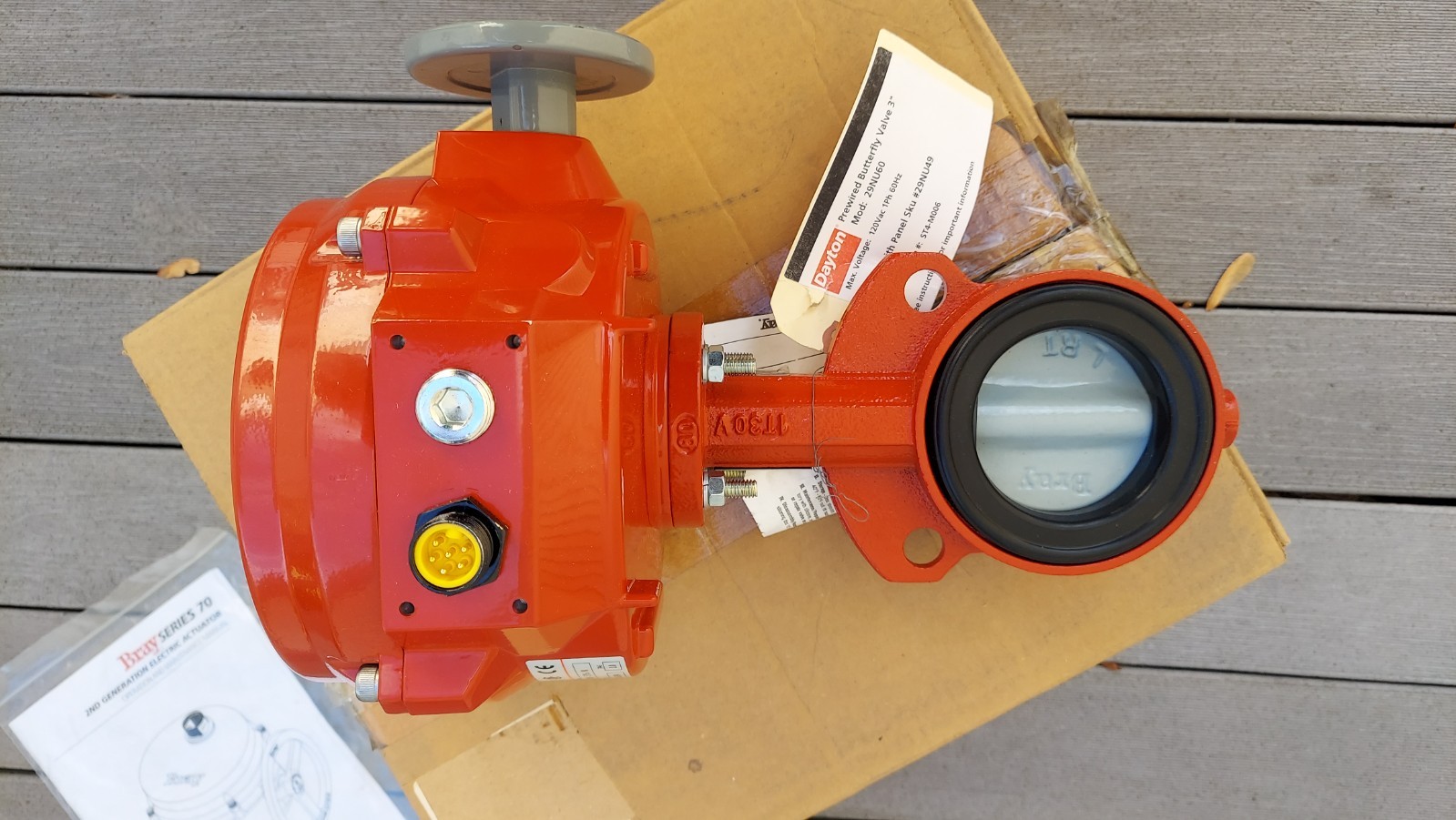 New Bray 70-0061-113D0-536K 2-Position Actuator