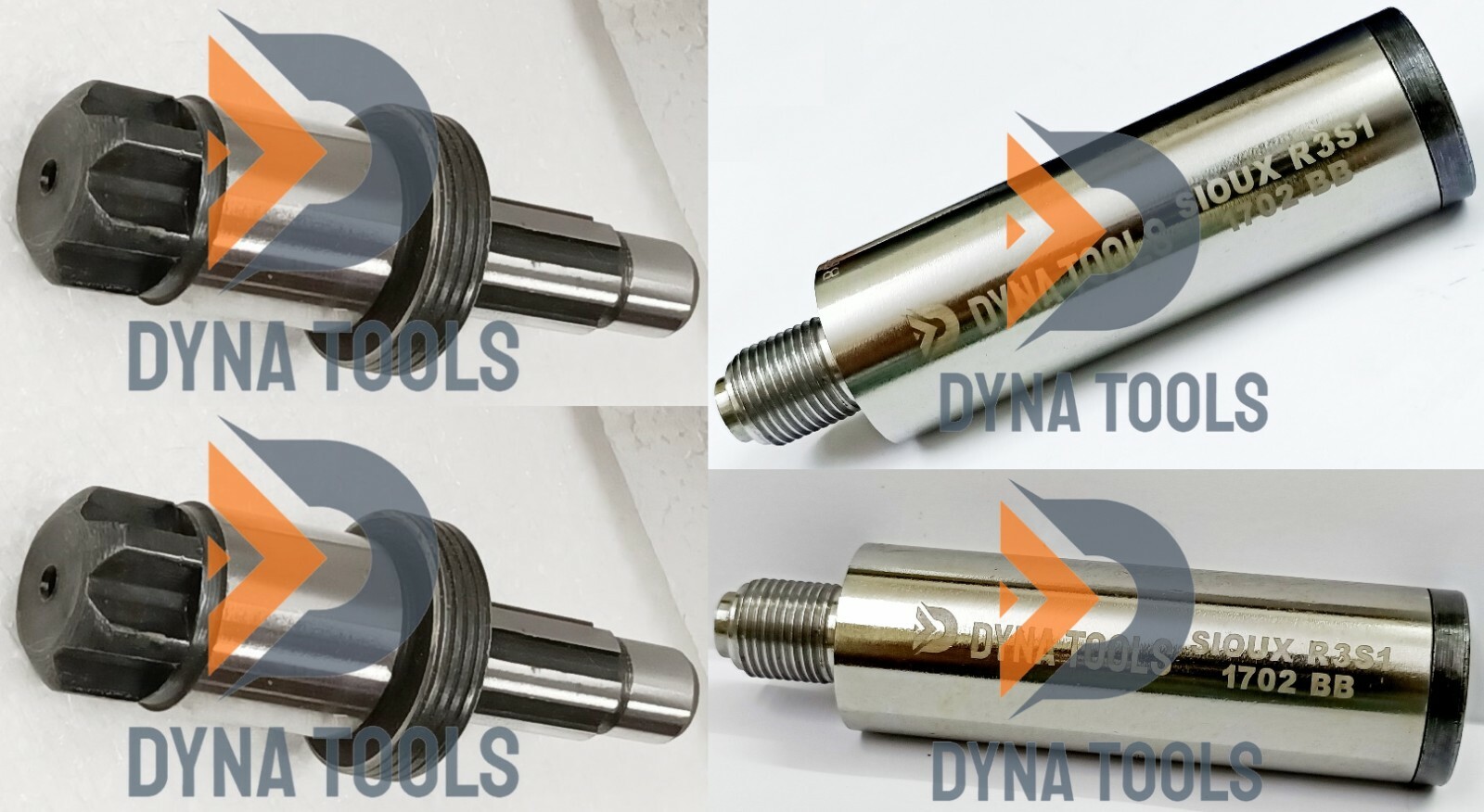 2x SIOUX 1702 BB R3S1 VALVE SEAT GRINDER STONE HOLDER 11/16″ THREAD + STAR DRIVE