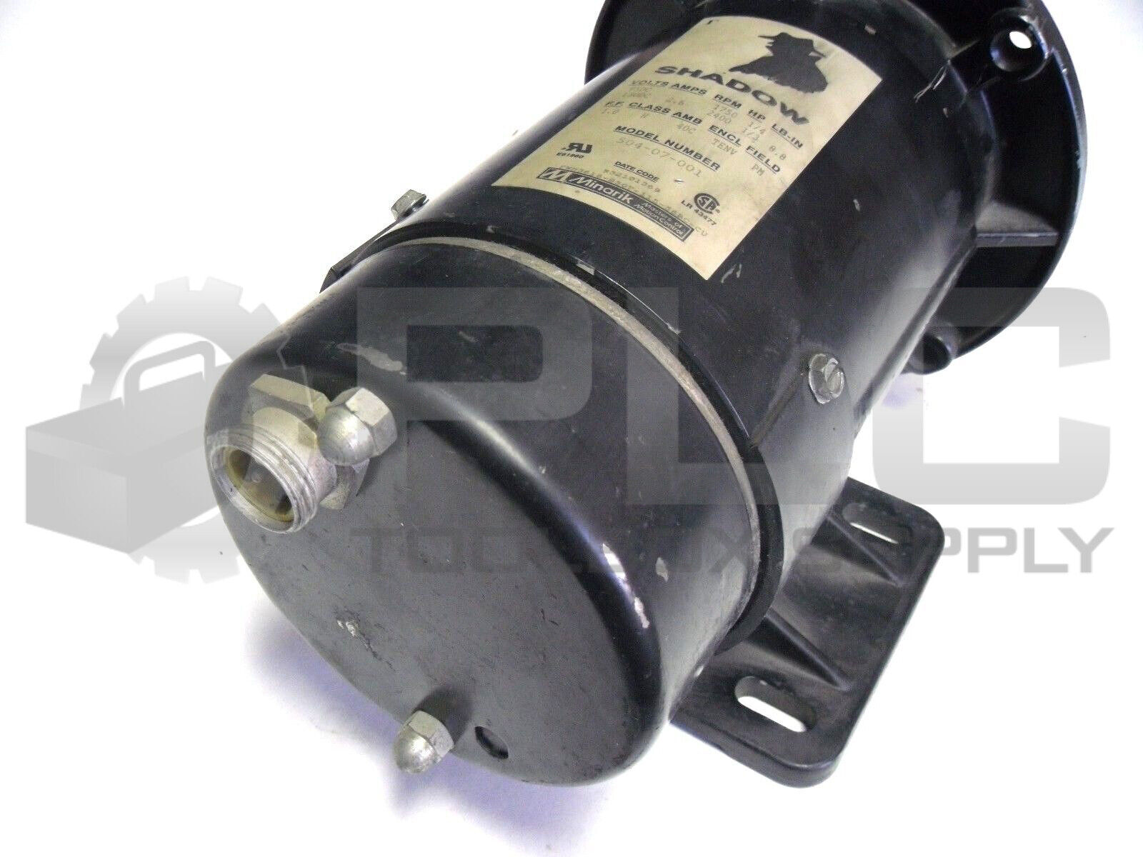 MINARIK SHADOW 504-07-001 1/4 HP 1750 RPM, 1/3 HP 2400 RPM, CLASS H, AMB 40C