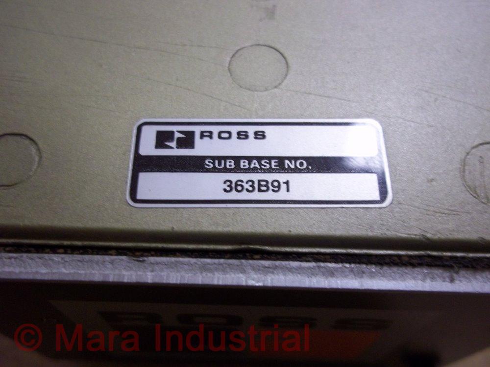 Ross 363B91 Valve Base