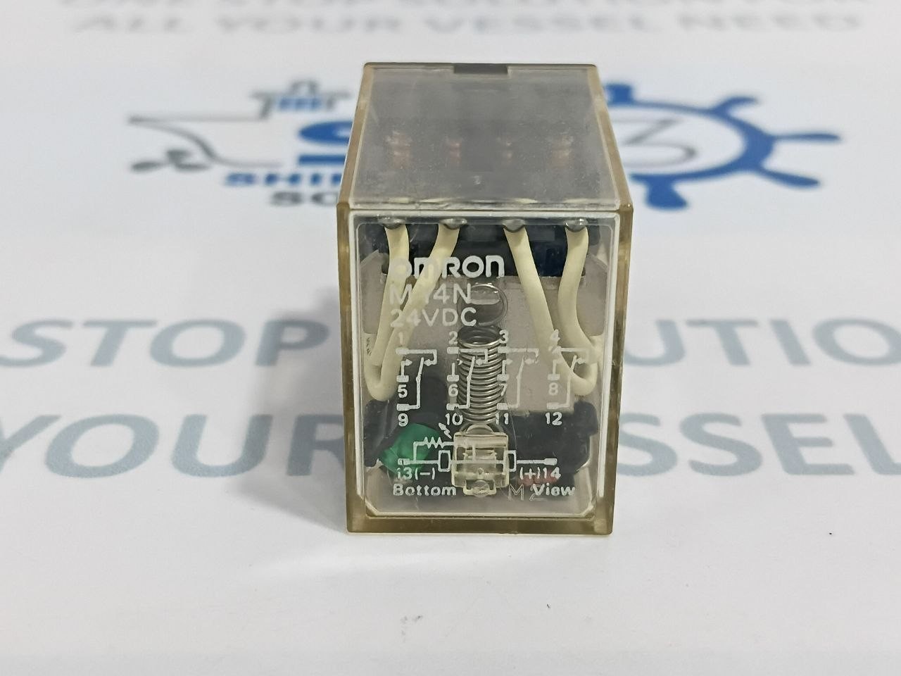 Omron MY4N Power Relay 14 Pin Coil Voltage 24VDC (Unused New)
