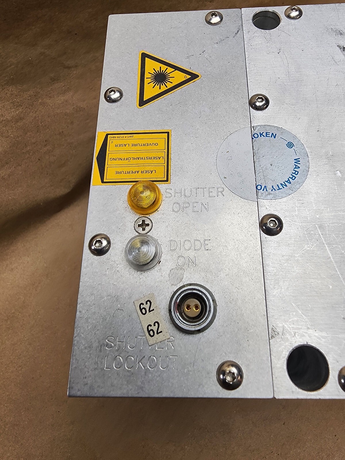 Spectra Physics H10-106QW Industrial Laser Head Unit