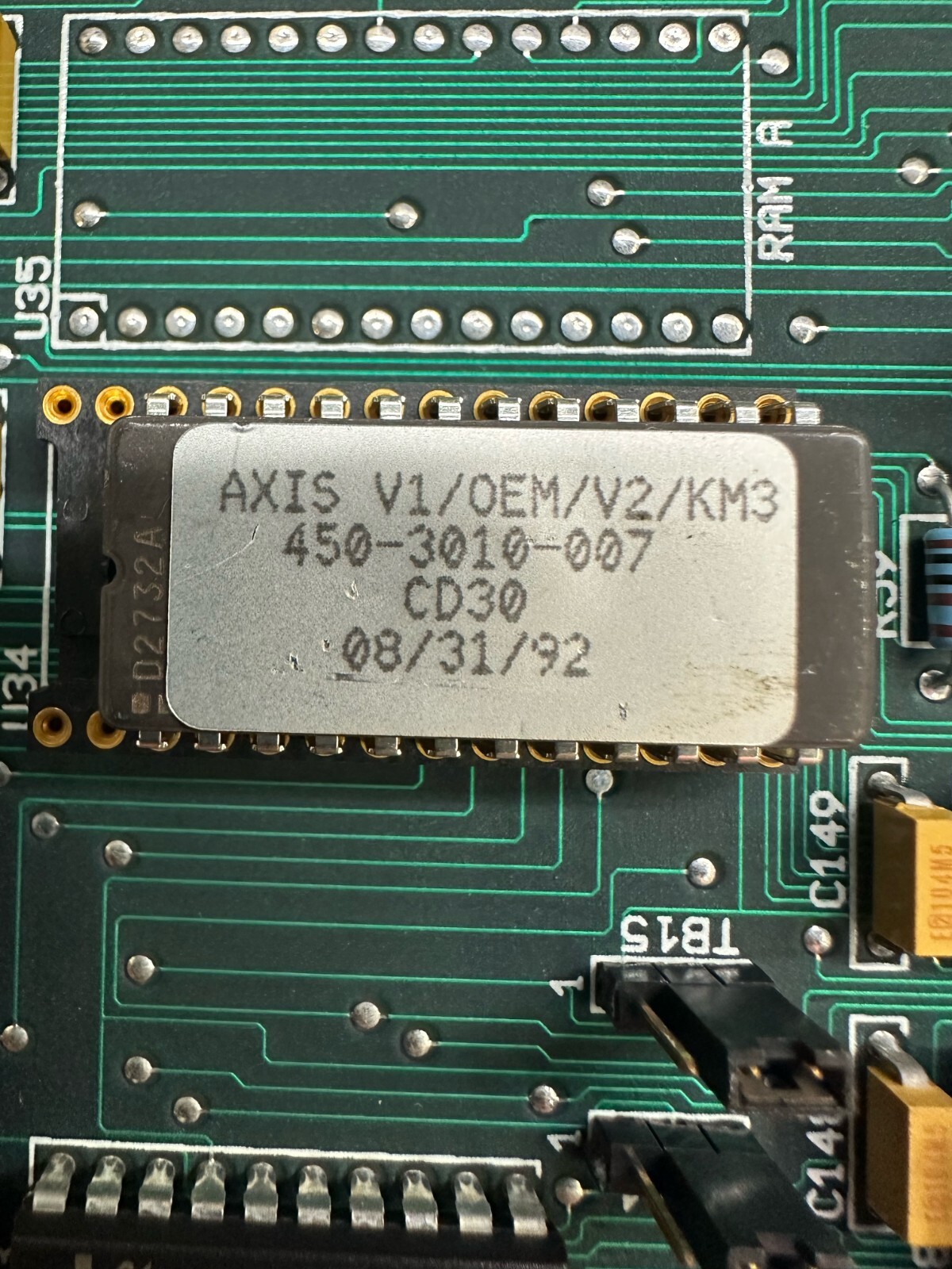 HURCO #415-0176-139 REV. A DUAL AXIS 2 PCB ASSY CIRCUIT BOARD
