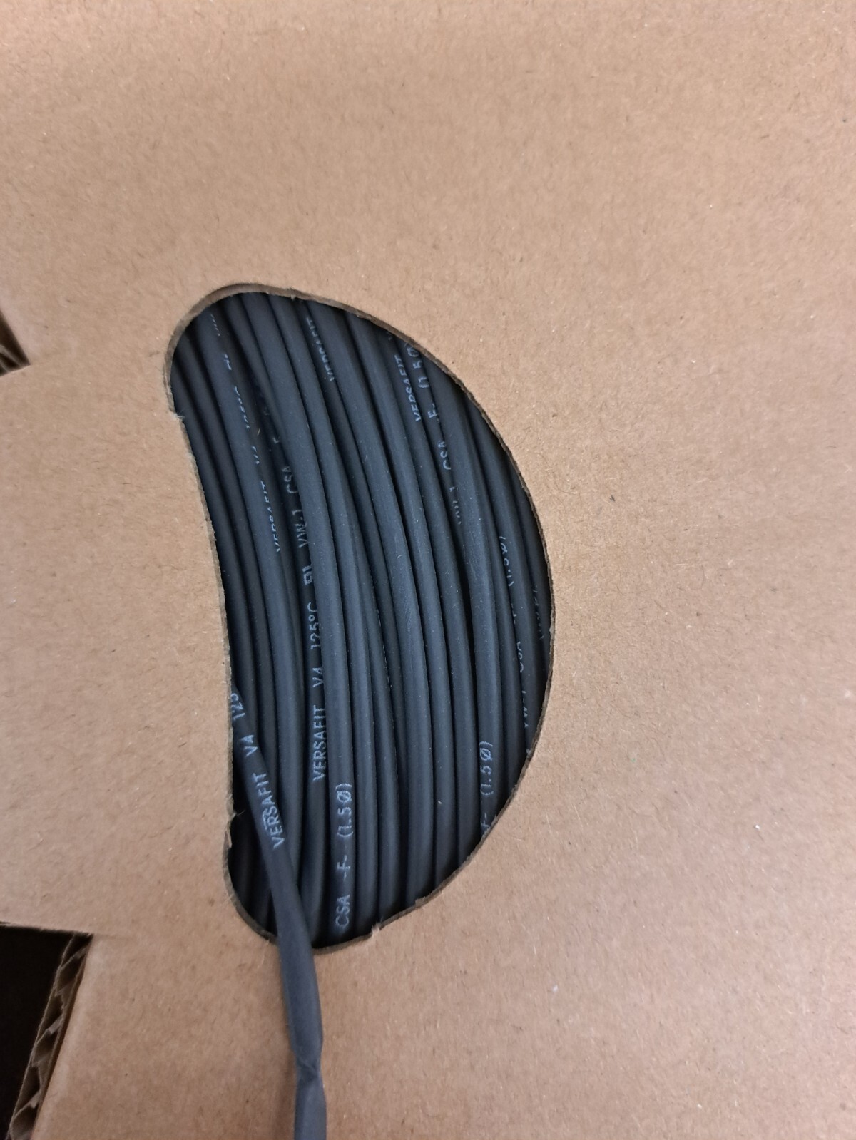New, TE Connectivity, V4-1.5-0-SP-SM, HEATSHRINK 0.075″ BLACK- 200 meter reel