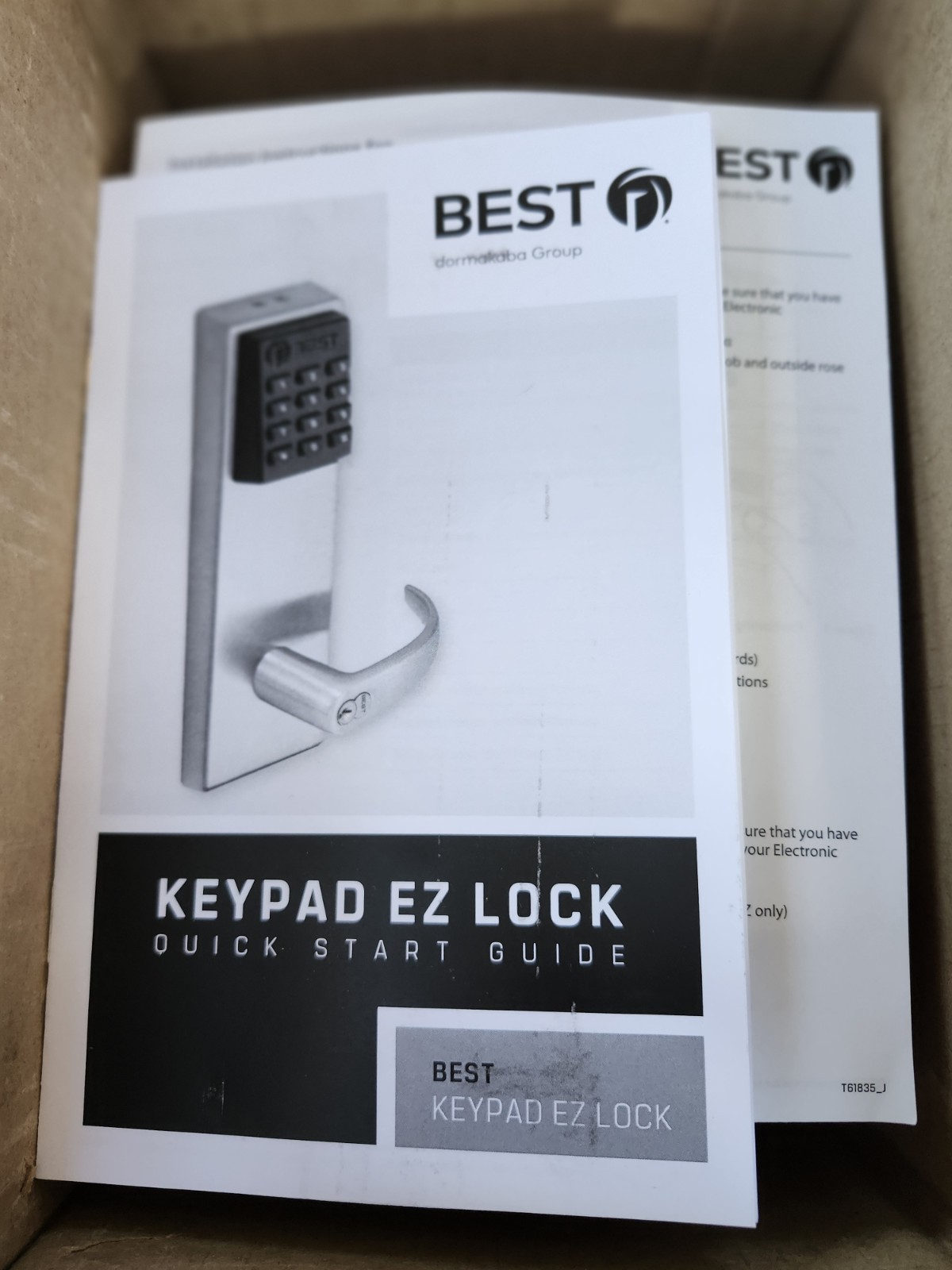 Stanley 9KZ37DV15KPS3626 Best Access Systems 9KZ Series Grade 1 *No Core*