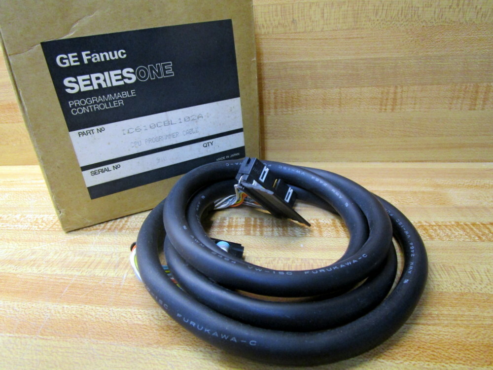 Fanuc IC610CBL102A CPU Programmer Cable