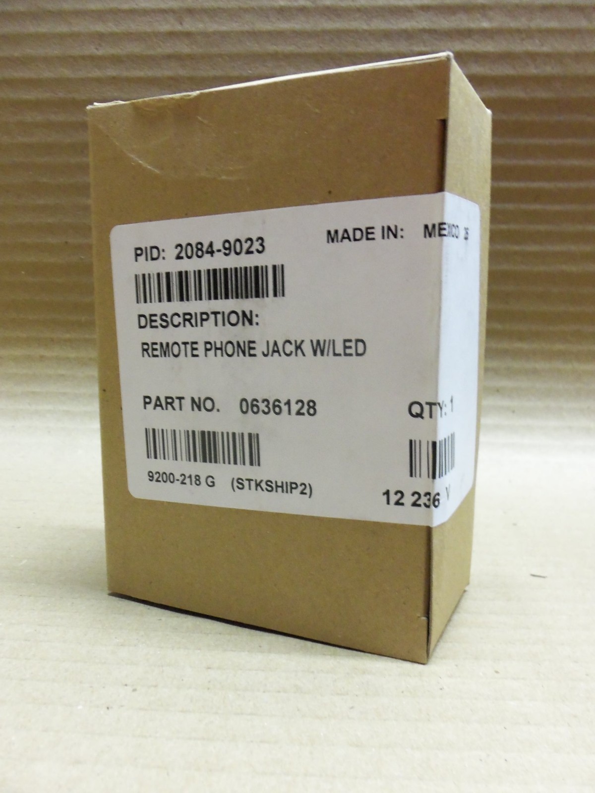 New in sealed box Simplex 2084-9023 Remote Phone Jack W/ LED Fire Alarm