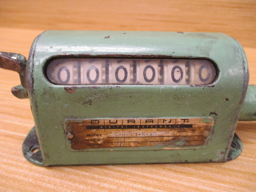Durant 6-H-71-R-AC Mechanical Revolution Counter 6H71RAC