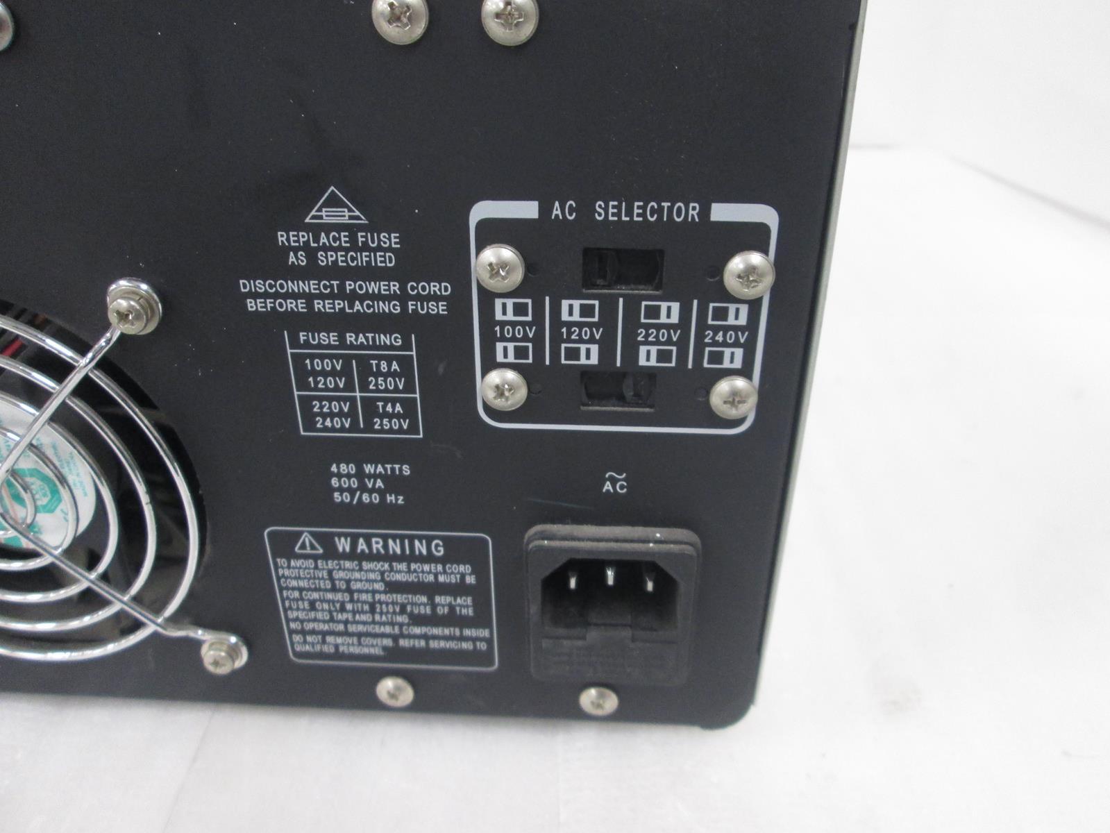 GW INSTEK GPC-18500 LABORATORY DC POWER SUPPLY DUAL TRACKING 5V
