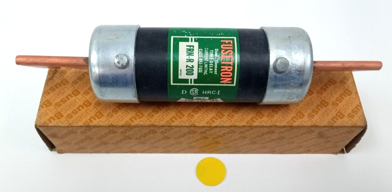 BUSSMANN FUSETRON FRN-R 200 FUSE 250 VOLTS