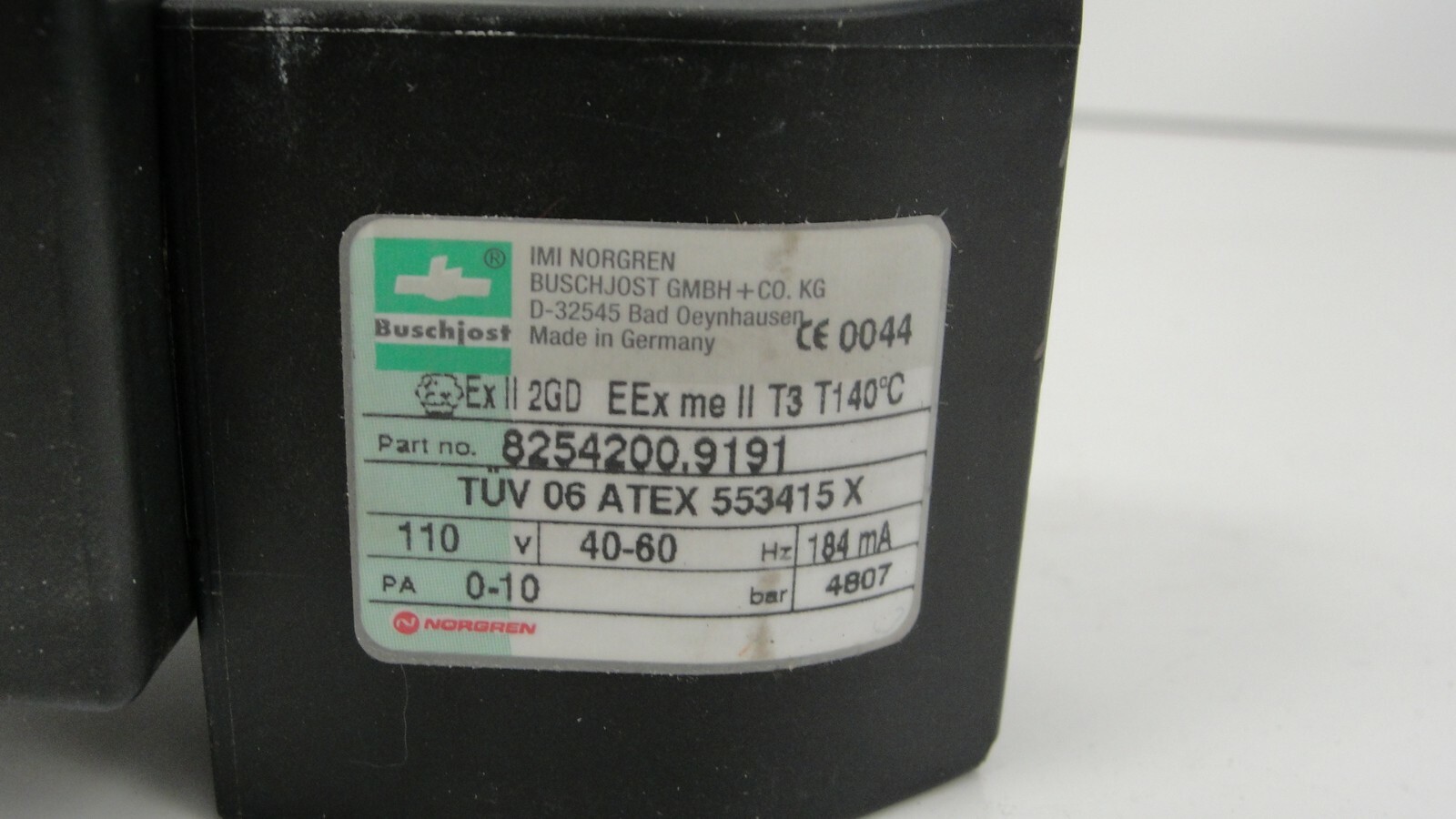 IMI Norgren Buschjost 8254200.9191 solenoid new