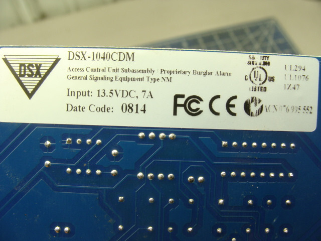 DSX-1040CDM ACCESS CONTROL UNIT SUBASSEMBLY BURGLAR ALARM SIGNALING EQUIPMENT