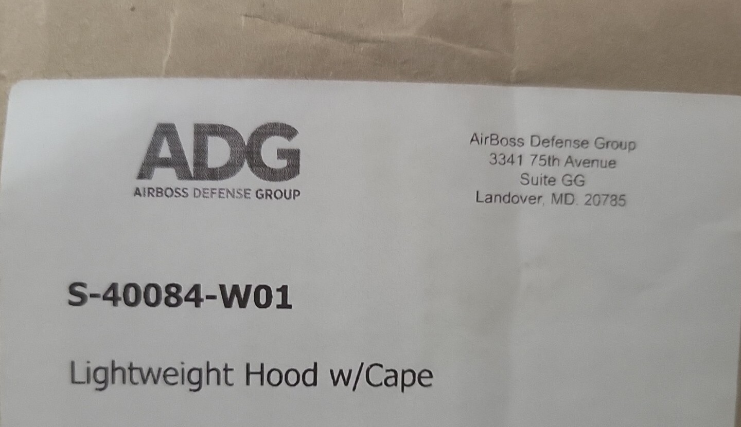 5 Pack Tychem AirBoss Loose Fitting PAPR Hood W/ Cape FlexAir PAPR System Yellow