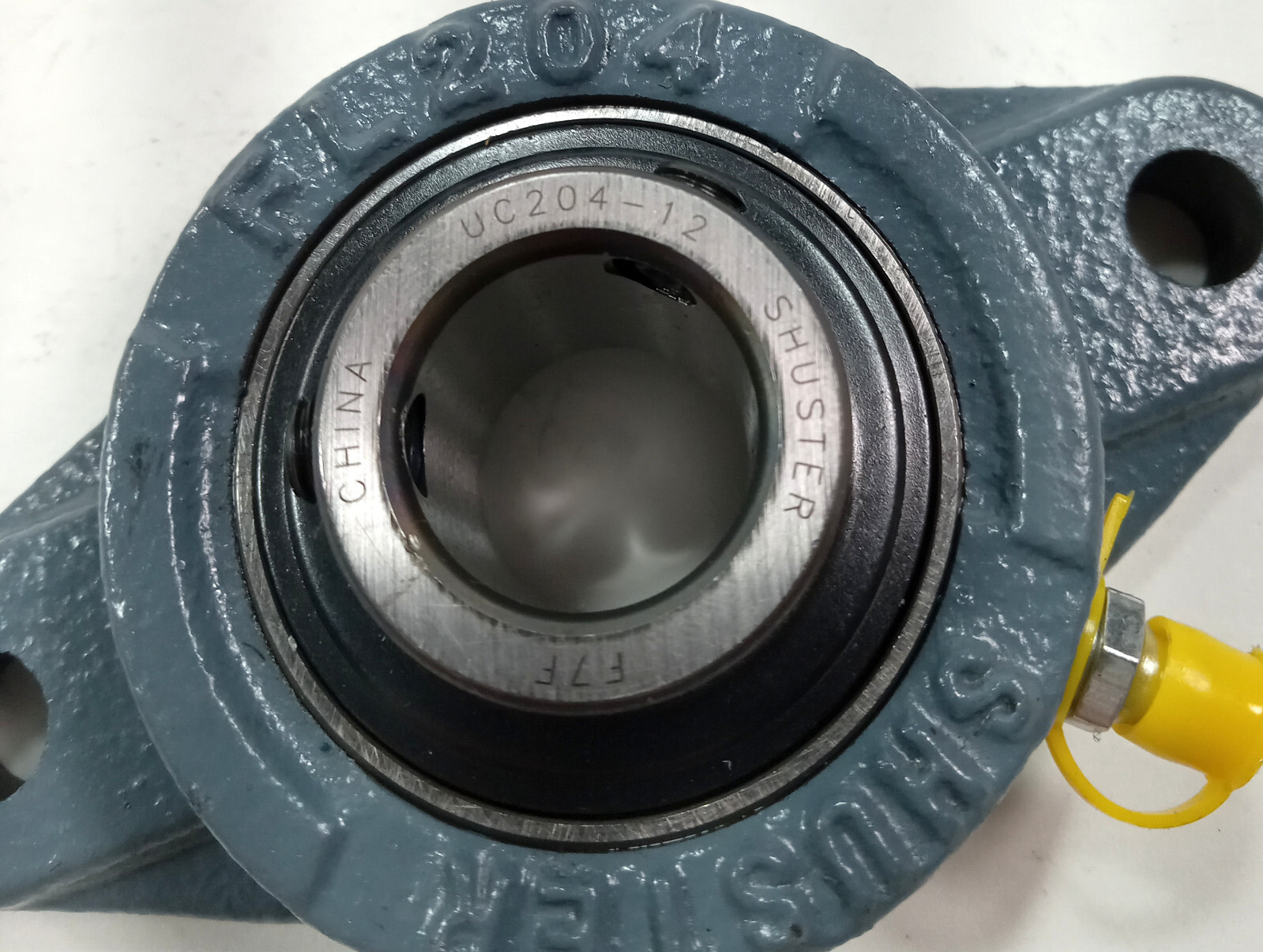 1 NEW SHUSTER FL204 2 BOLT UNIT W/ UC204-12 BEARING NNB ***MAKE OFFER***