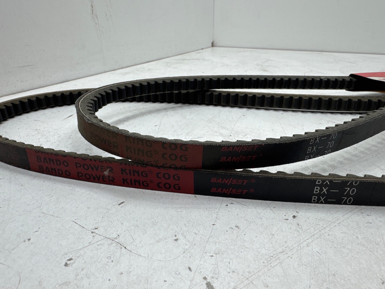 Qty.2 Bando BX70 , BX-70 , BX 70 Cogged Classical V-Belt 5/8″ X 73″