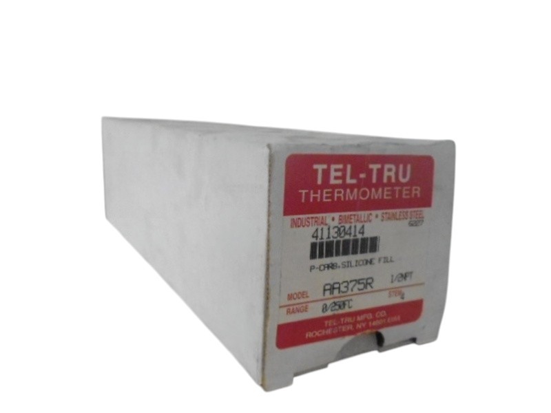 TEL-TRU AA37SR THERMOMETER 0-250FC RANGE 4” STEM NSMP
