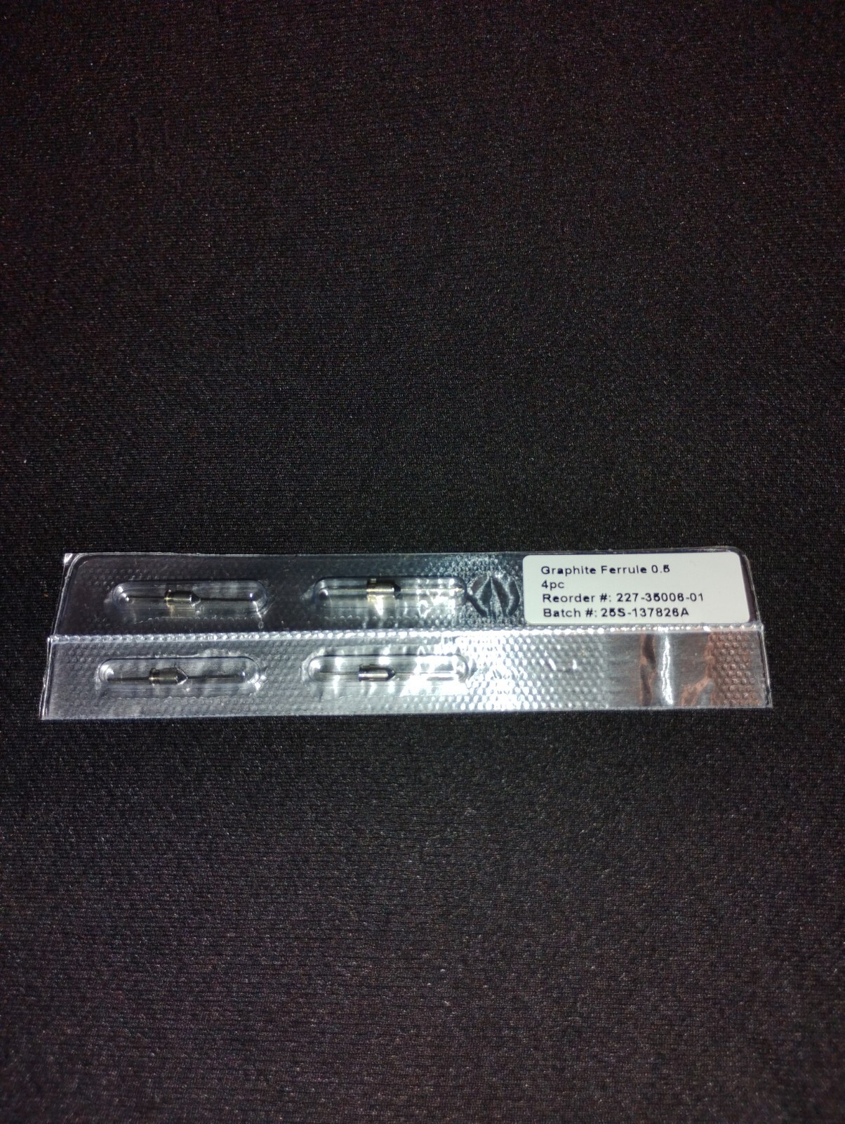 Shimadzu Part Number 227-35006-01 Graphite Ferrules 4 Pack