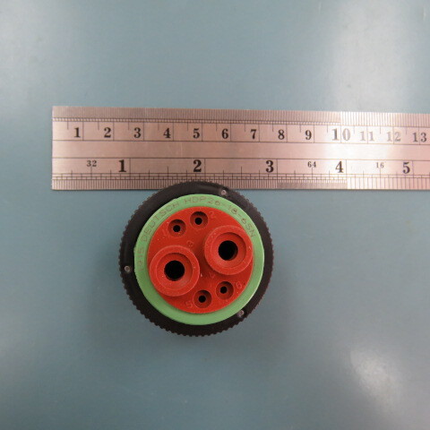 DEUTSCH HDP26-18-6SN Qty of 1 per Lot 6 Position Circular Connector Plug Hous