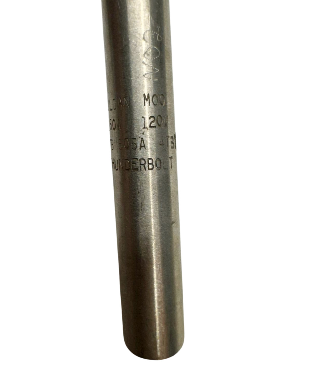 Vulcan TB505A Swaged Cartridge Heater, 250W, 120V, 3HR88, 4TB1, F08/0100/060013
