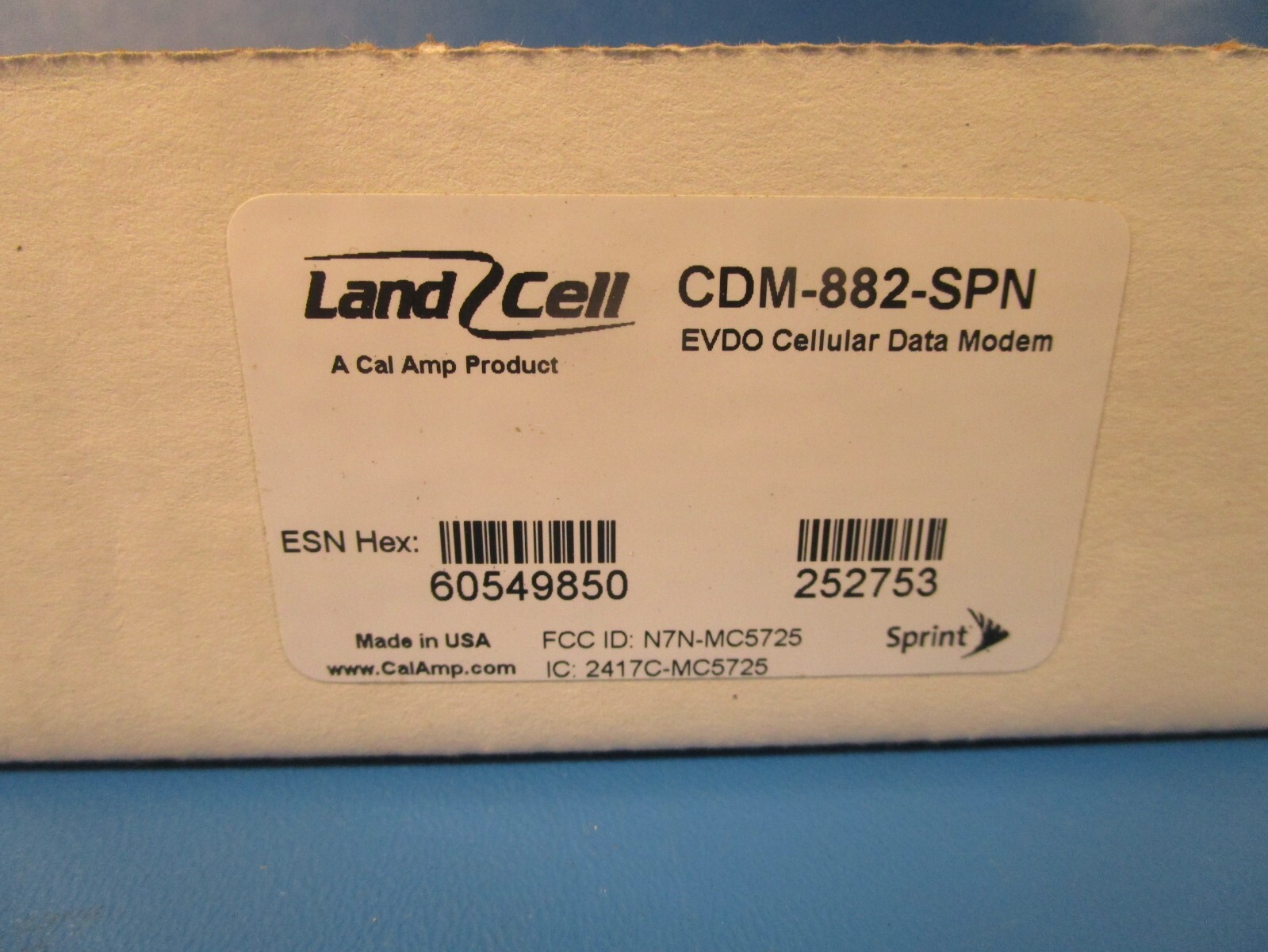 LAND CELL CMD-882-SPN, CDMA Cellular Data Modem