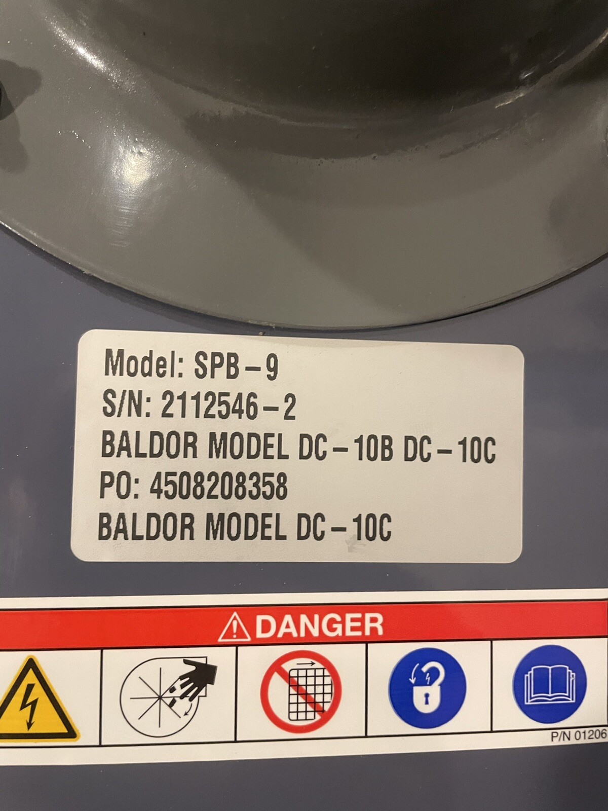 PB9 Blower Fan SPB9 Dust Collector Baldor VL3503CNF DC-10C NEW! FREE SHIPPING!