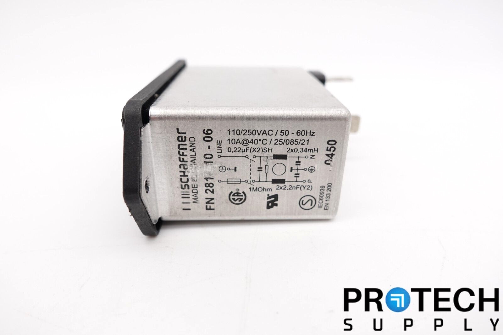 Schaffner Power Entry Connector 281-10-06 with WARRANTY