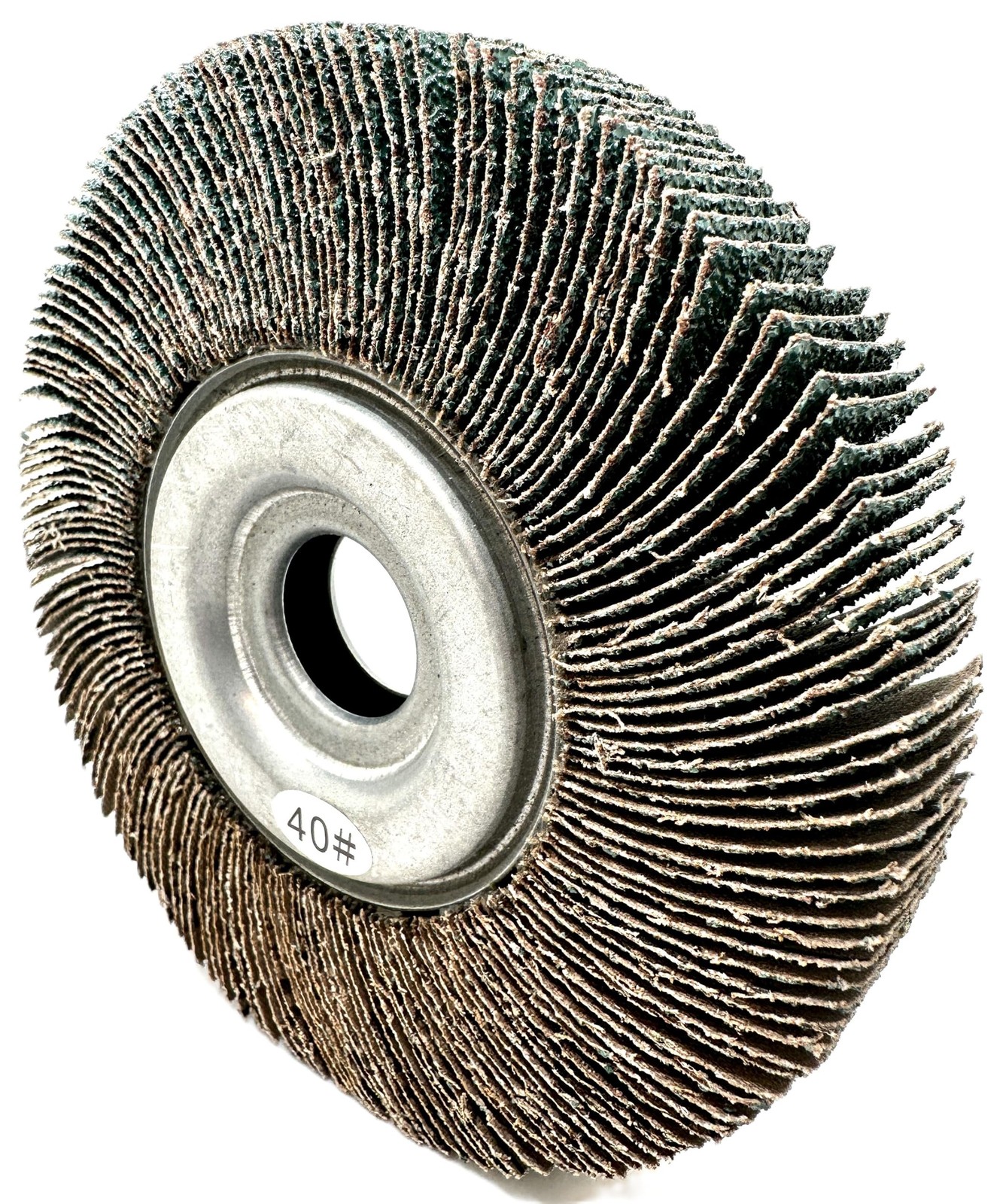 Pro-Graad 6” x 1” x 1” 40 Grit Premium Zirconia Abrasive Unmounted Flap Wheel…