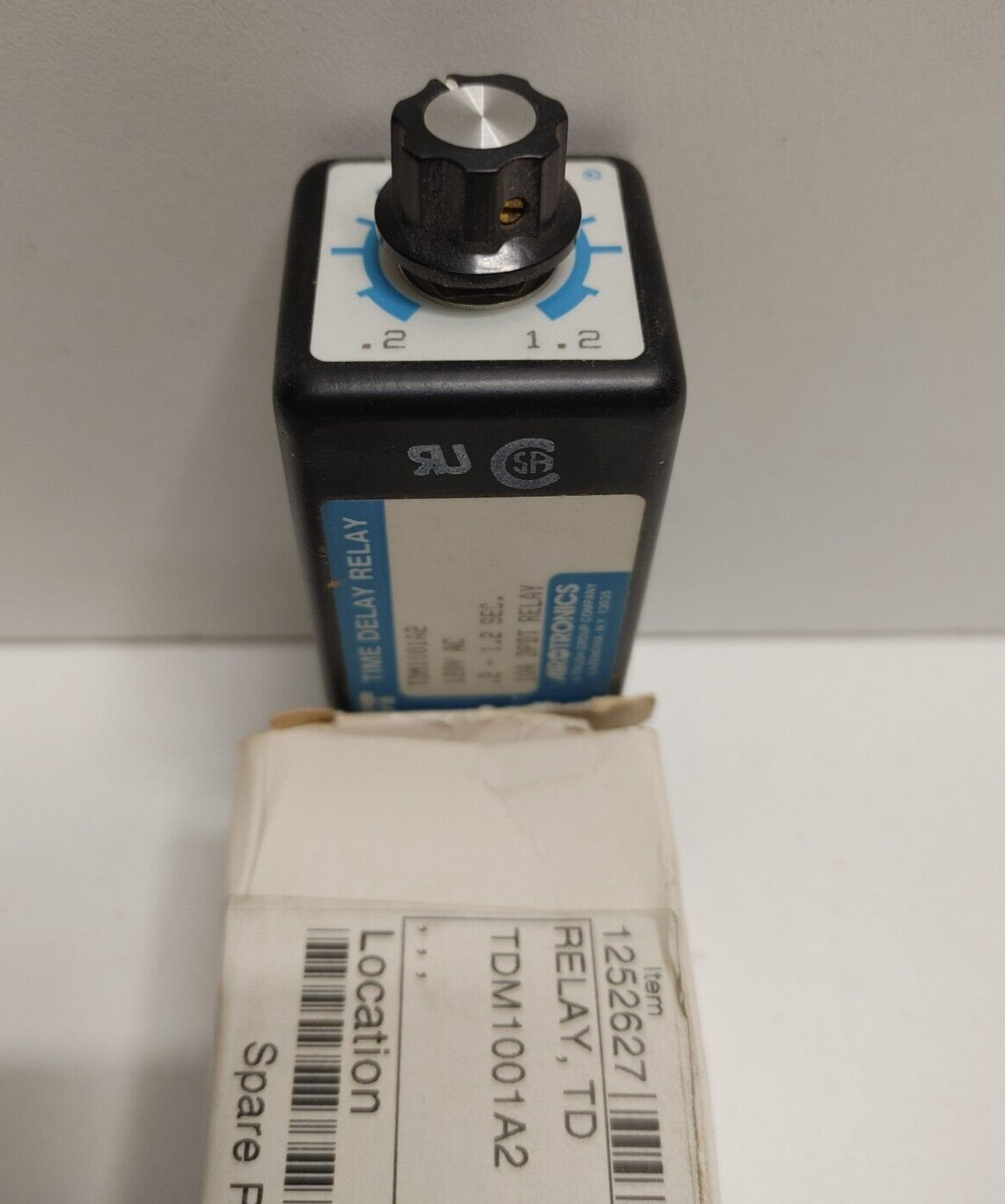 NEW OLD STOCK! AOT 10A 120V 0.2-1.2 SEC TIME DELAY RELAY TDM1001A2