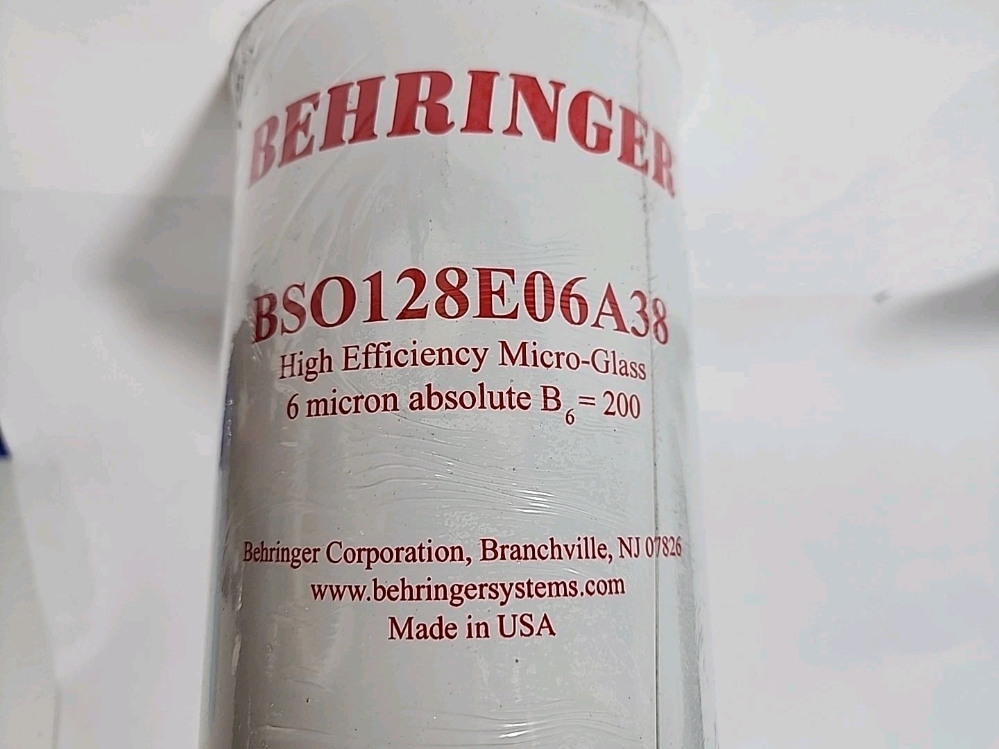 New Behringer Filter BS0128E06A38