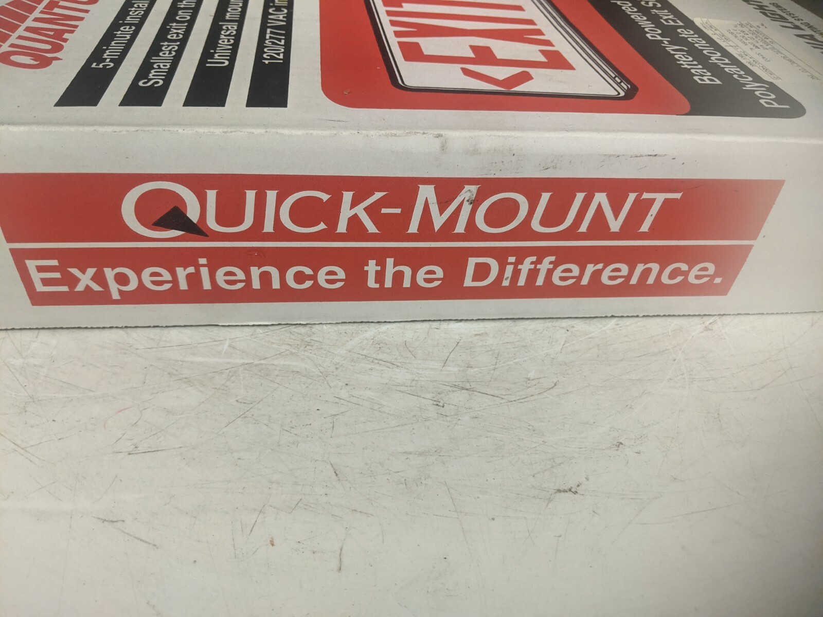 Lithonia Quantum Quick Mount 120/277VAC Exit Sign