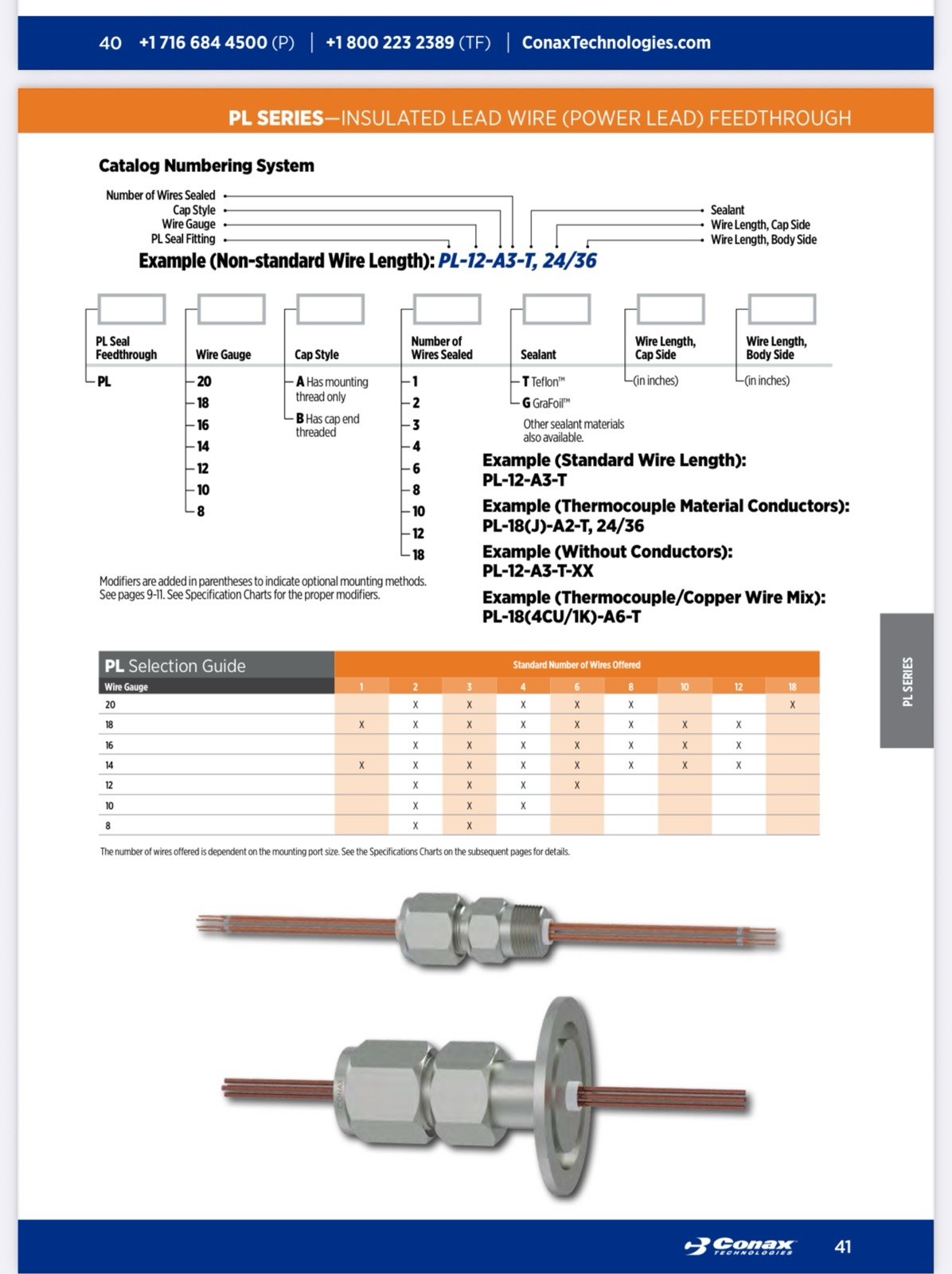 CONAX TECHNOLOGIES FEEDTHROUGH PL(SWM4/S316L)-16-B4-T C8986-2