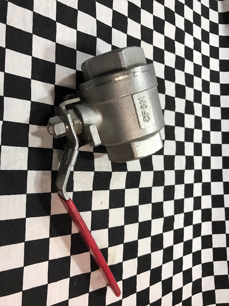 C&C INDUSTRIES BALL VALVE 1-1/2″ FNPT, CF8M, 1-1/2-2000 WOG, SHIPSAMEDAY