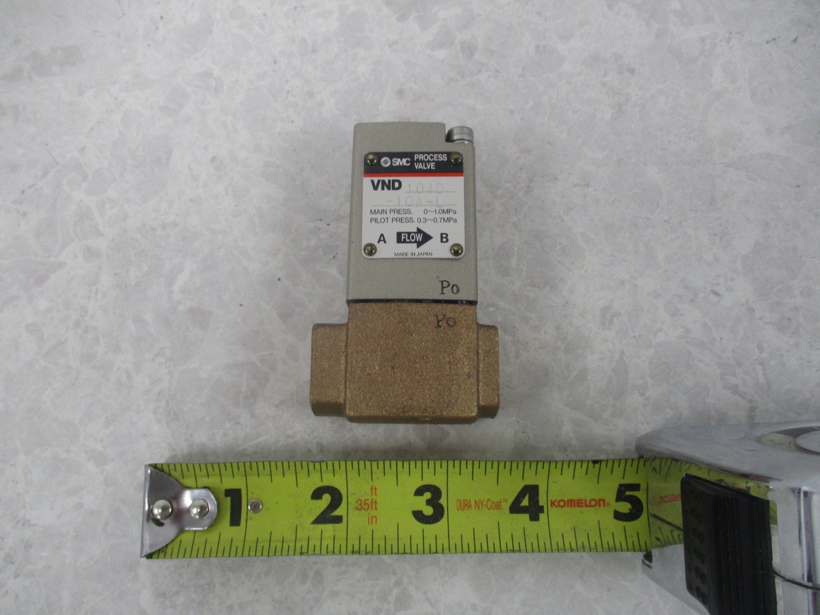 SMC VND104D-10A-L TWO PORT STEAM VALVE, XA0615