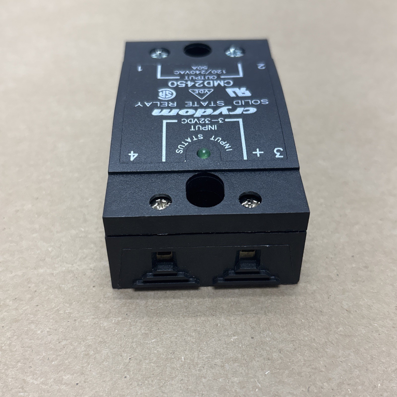 CRYDOM A2450 SOLID STATE RELAY 50A 240VAC 90-280VAC NEW IN OPEN BOX.FAST SHIPPIN