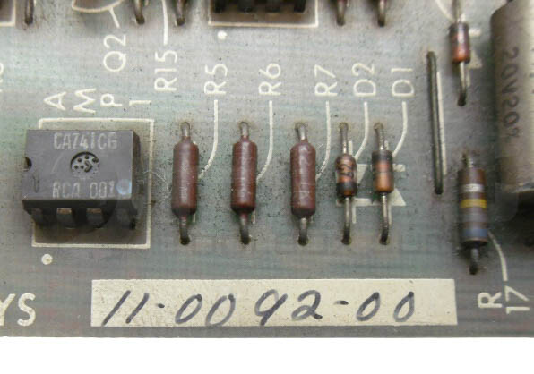 GETTYS 11-0092-00 CIRCUIT BOARD CARD, 11-0092-100 11-0092
