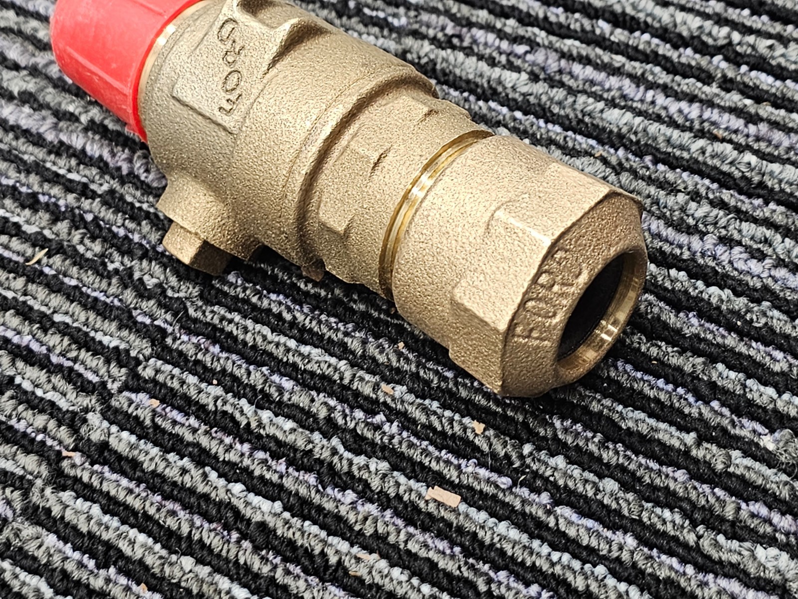 Ford 3/4 CTS NL Stop Brass Ball Valve, 5-3/8 in. Overall Length