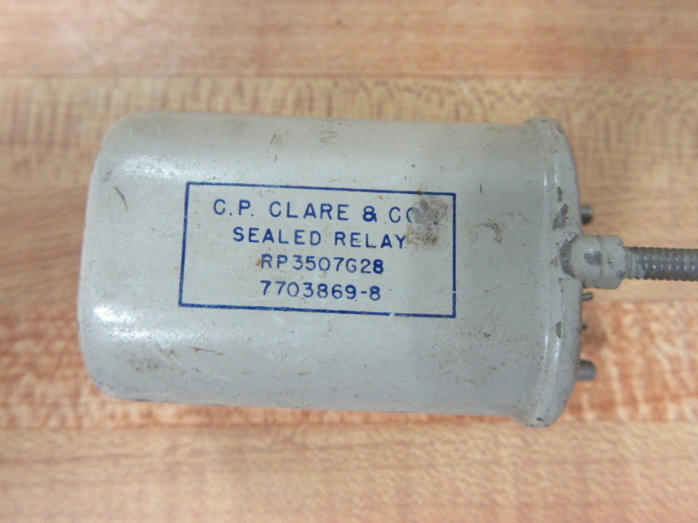 C.P. Clare & RP3507G28 Sealed Relay 7703869-8