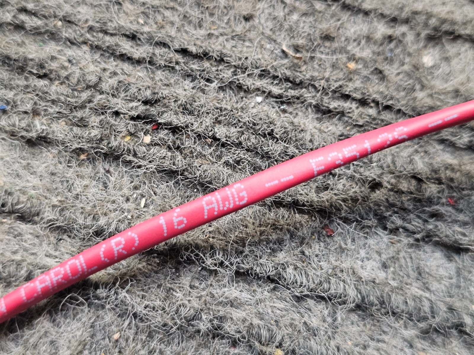 Prysmian Carol E3512S 16 AWG 2-Conductor 1000 ft Unshielded FLP Cable, Red