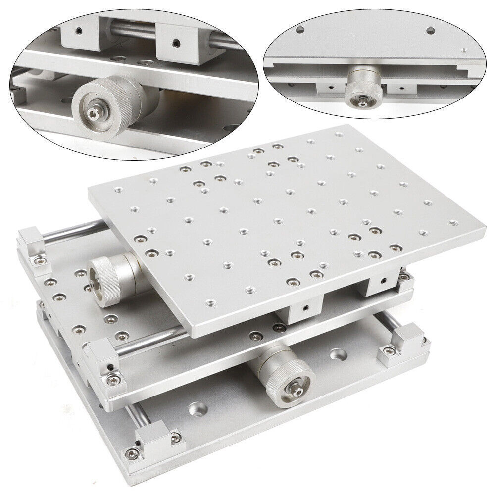 XY Axis 2 Axis Positioning Work Table Laser Marking Machine Adjustable Workbench
